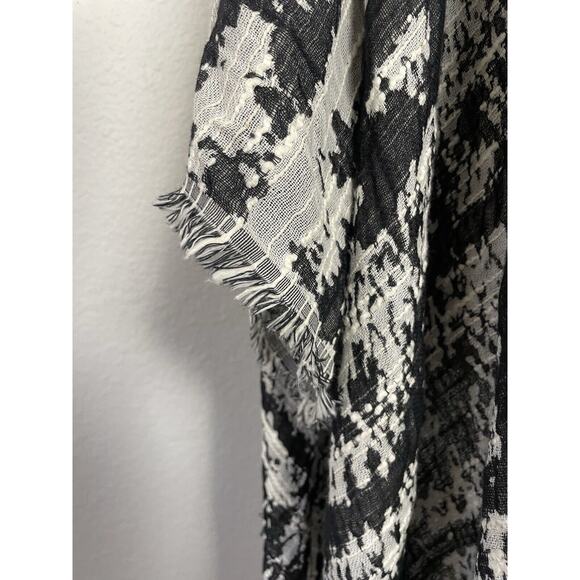 Lane Bryant Sweater Open Textured Fringe Trim Overpiece - Picture 10 of 12